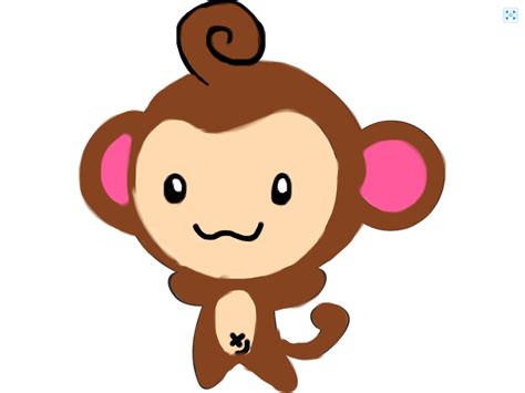 Cute Monkey Anime Clipart Best