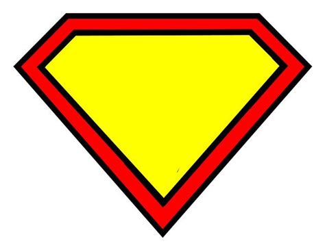 Blank Superhero Badge Clipart Best