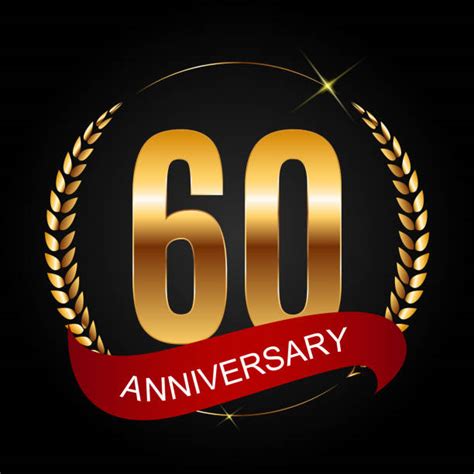 Best 60th Anniversary Illustrations Royalty Free Vector Graphics