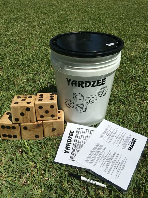 Giant Yardzee Game Lawn Dice Outdoor Games Giant Dice