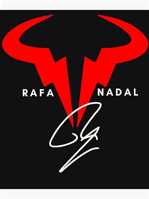 Póster Logotipo De Rafa Nadal Superventas De Dietrareid Redbubble