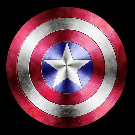 Shield Captain América Vector On Behance Captain America Shield