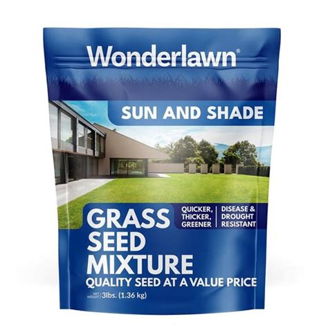 Wonderlawn Wlss3lb Grass Seed 3 Lb Bag