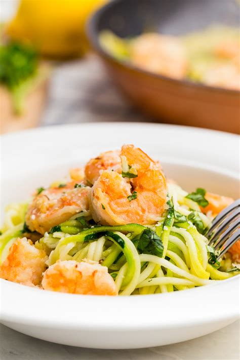 Zucchini Noodle Shrimp Scampi Easy Peasy Meals