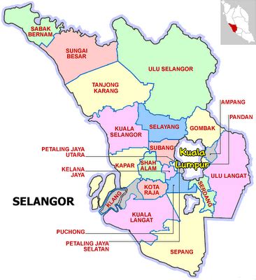 Peta Taman Alam Kuala Selangor Torirokline