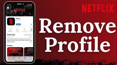 How To Delete Netflix Profile Remove Profile From Netflix App Youtube