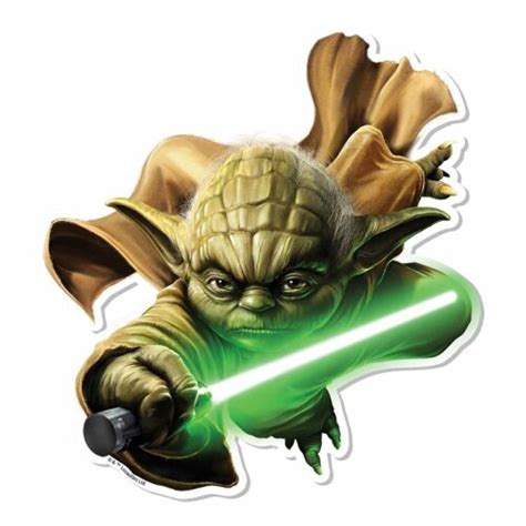 Yoda 3d Effect Star Wars Official Pop Out Cardboard Cutout Standee