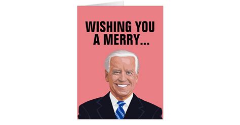 Joe Biden Funny Big Giant Christmas Card Zazzle