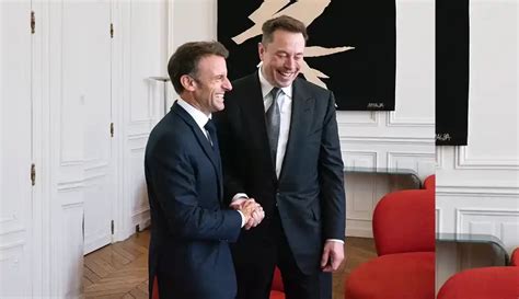 Elon Musk Met French President Emmanuel Macron Second Time Within Two