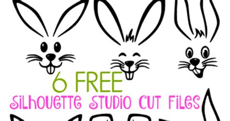 Face to face profiles, portraits or black and white cameo vector icons. Free Easter Bunny Silhouette Studio Cut Files - Silhouette ...
