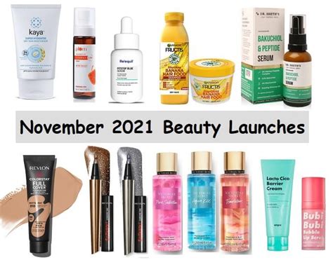 New Cosmetic Products Launched In India 2021
