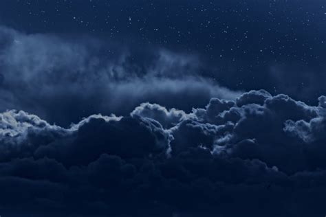 Above The Clouds At Night — Stock Photo © Zacariasdamata 108403866
