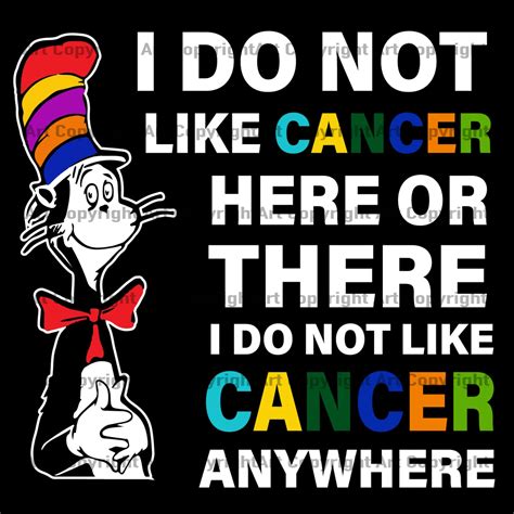 Cancer Dr Seussdr Seuss Svg Breast Cancerreading Etsy