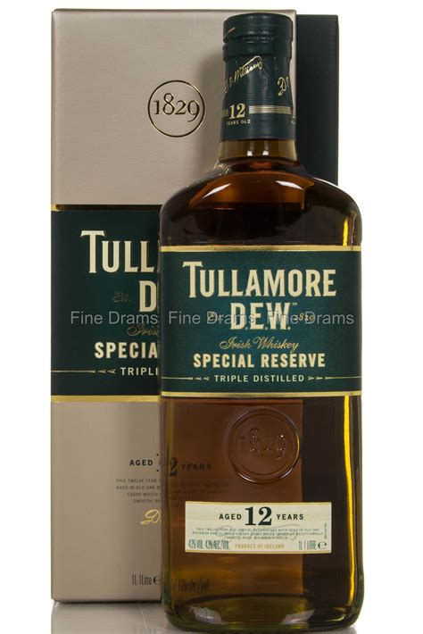 Tullamore Dew 12 Year Old 1 Liter Irish Blended Whiskey
