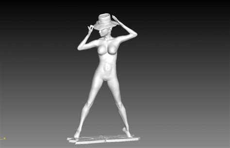 Nude Girl 3D Modell In Skulptur 3DExport