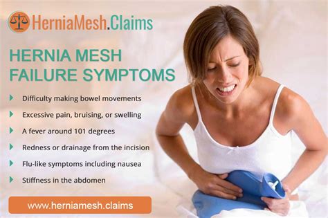 Such material then can adhere or stick to various bodily tissues, such as the bowel, stomach or abdominal wall. Mesh implants are effective at treating hernias, but they come with problems of their own. The ...