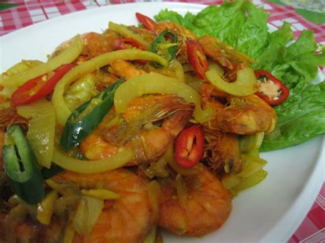 Siapa bilang masak udang itu ribet? Resepi Udang Masak Kunyit ~ Resep Masakan Khas