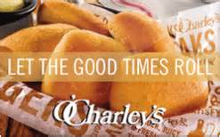 Your kids need to be 10 or younger to qualify for the promo. O'Charley's Gift Card Discount - 26.30% off