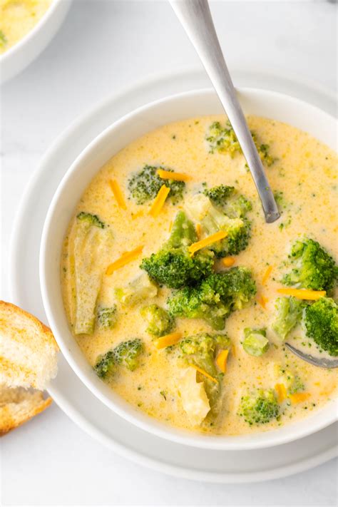 Broccoli Cheddar Soup 30 Minutes The Forked Spoon