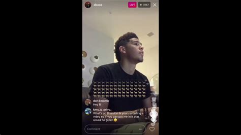 Ping Pongnba 2k18 Devin Booker Instagram Live October 15 2017 Youtube