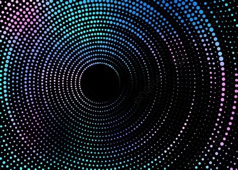 Abstract Colorful Circle Disco Light Effect Space Background Flashing