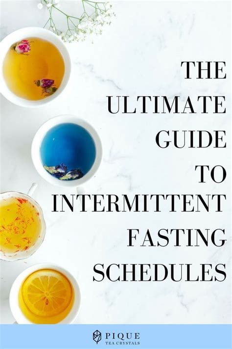 Ultimate Guide To Intermittent Fasting Schedule Pique In 2020