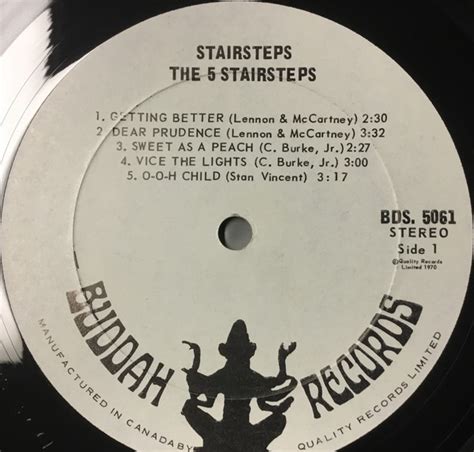 Stairsteps By Five Stairsteps 1970 Lp Buddah Records Cdandlp Ref