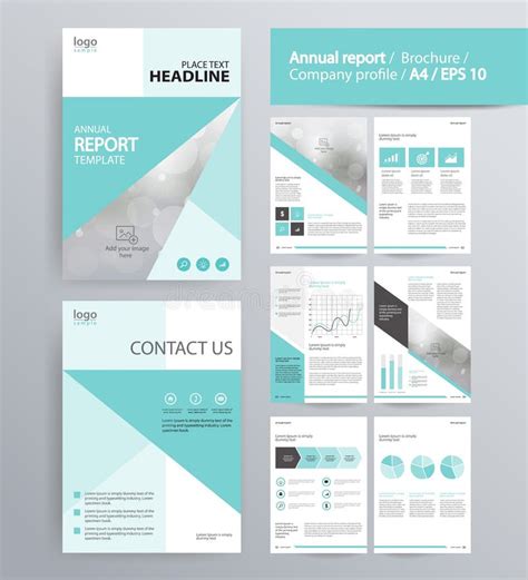 Page Layout For Company Profile Annual Report Brochure And Flyer