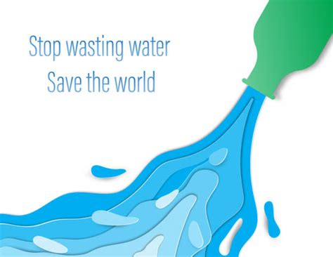 Save Our Earth Blue And Green Poster Template Illustrations Royalty