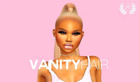 Vanity Hair Lolli Lace Wig 🎀 Sims Hair Lace Wigs Sims 4 Body Mods
