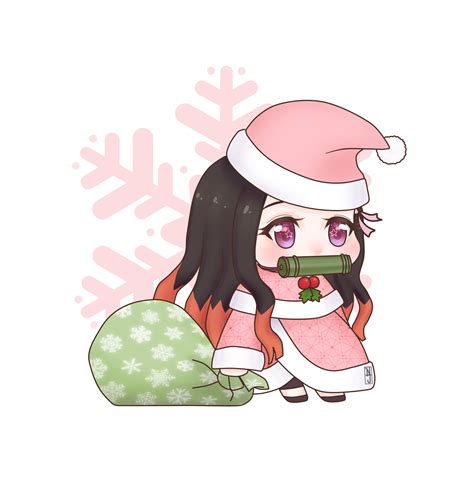 Nezuko Navidad Cute Anime Character Anime Chibi Cute Anime Guys