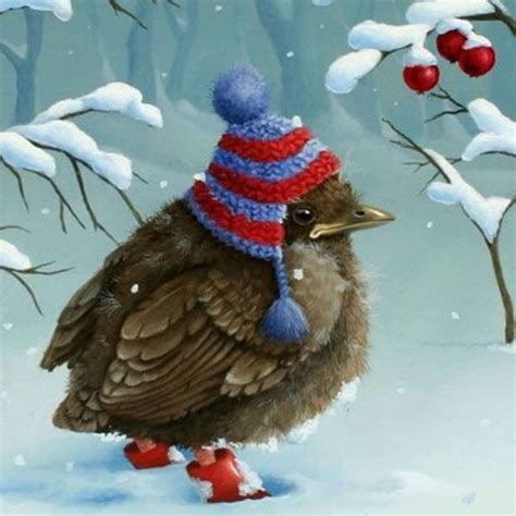 Pin By Sandie Hanlon On Winter Scenes Sparrow Art Whimsical Art