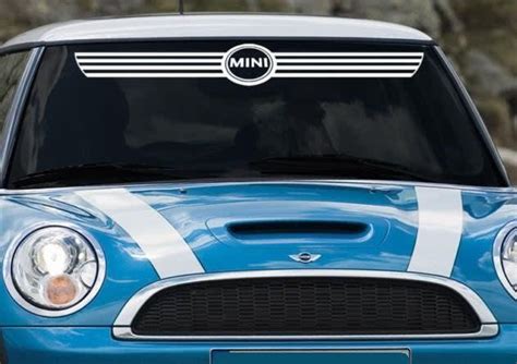 Vinyl Windshield Banner Decal Stickers Fits Mini Cooper