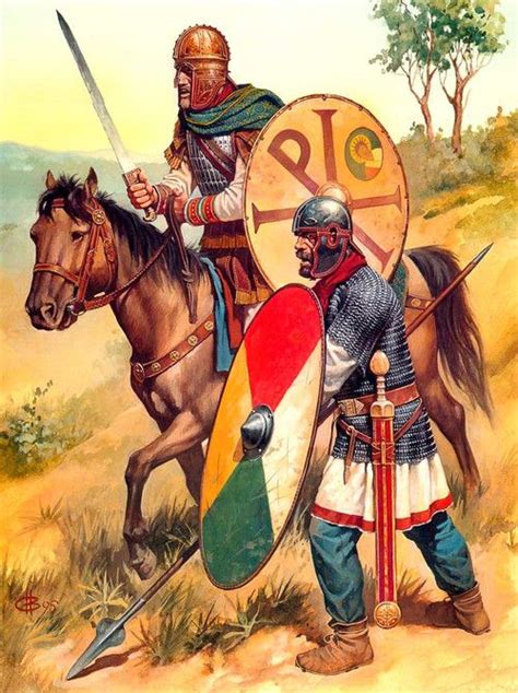 Late Roman Legion Soldier Roman History Roman Empire Byzantine Army