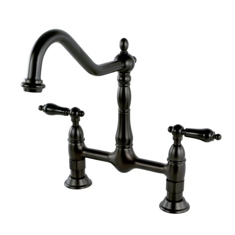 Our customer service team is available to answer any questions you may have. Kingston Brass Duchess 2-Handle Bridge Kitchen Faucet with ...