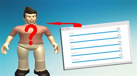 New Scale Body Scaling Roblox Youtube