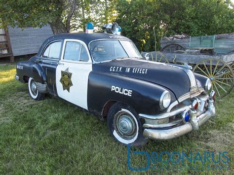 1950s Pontiac 4 Door Police Car
