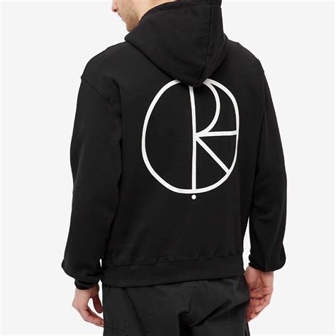 Polar Skate Co Stroke Logo Hoodie Black End Ie