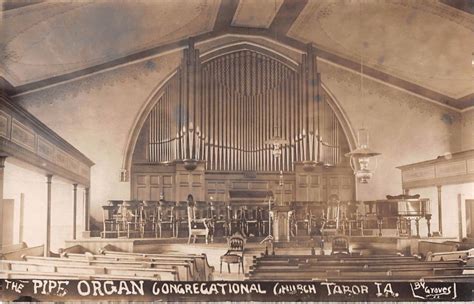Pipe Organ Database Unknown Builder 1908 Tabor Congregational Church