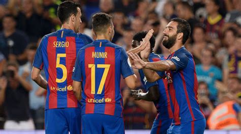 Barcelona Vs Sevilla Turan Messi Score In Super Cup Triumph Video