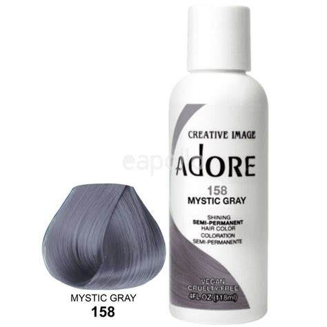 Wholesale Adore Semi Permanent Hair Dye Mystic Gray 158 Uk