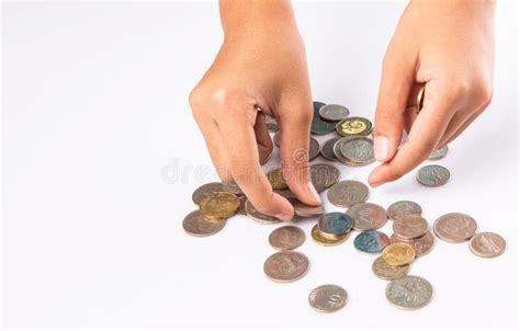 Picking Up Coins Ii Stock Image Image Of Earnings Asia 37485925