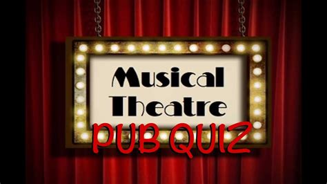 The Ultimate Musical Theatre Quiz 10 Youtube