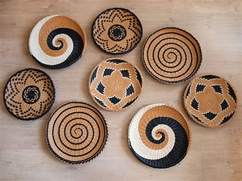 Find the perfect decorative accents at hayneedle, where you can buy online while you explore our room designs and curated looks for tips, ideas & inspiration to help you along the way. Set of 8 wall plates african inspired Woven wall baskets ...