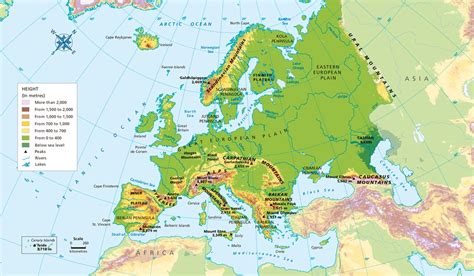 North European Plain Physical Map