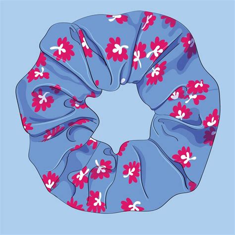 Scrunchies Icon In Cartoon Style Perfect For Hairdress Salon Kids