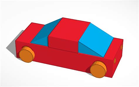 3d Design Car Tinkercad