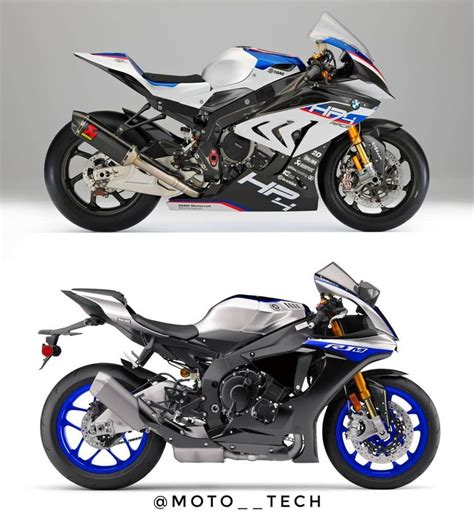 Moto Tech Di Instagram 🏁whats Your Pick Bmw Hp4 Vs Yamaha R1m