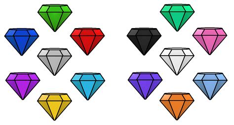 Chaos Emeralds Coloring Pages
