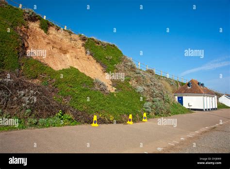 Cliff Landslip At Budleigh Salterton Devon England UK Stock Photo Alamy